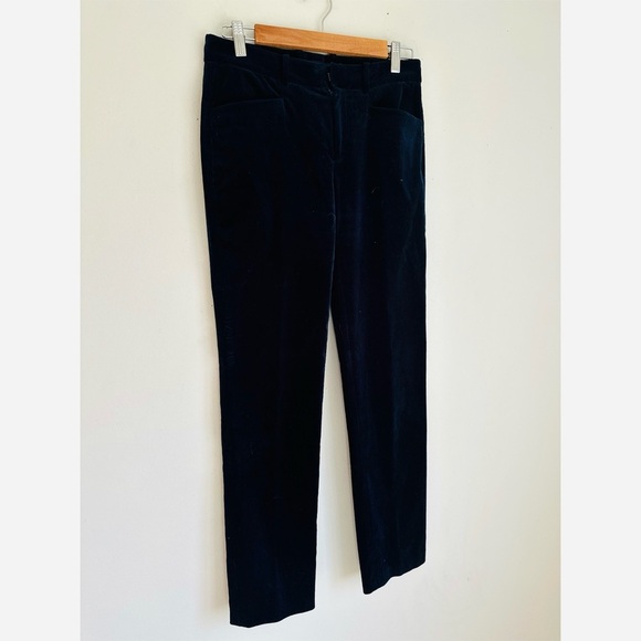 Ralph Lauren • Signature Straight Leg Corduroy Pants in Navy Blue - Picture 4 of 7